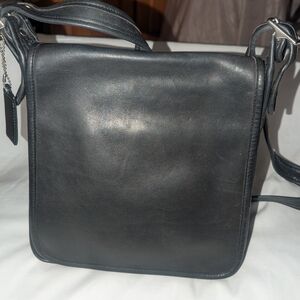 Coach Vintage Legacy Studio Foap Black Leather Crossbody Bag.9144